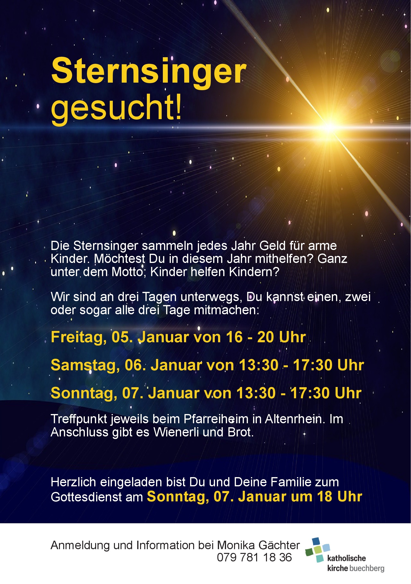 Sternsingen in Altenrhein